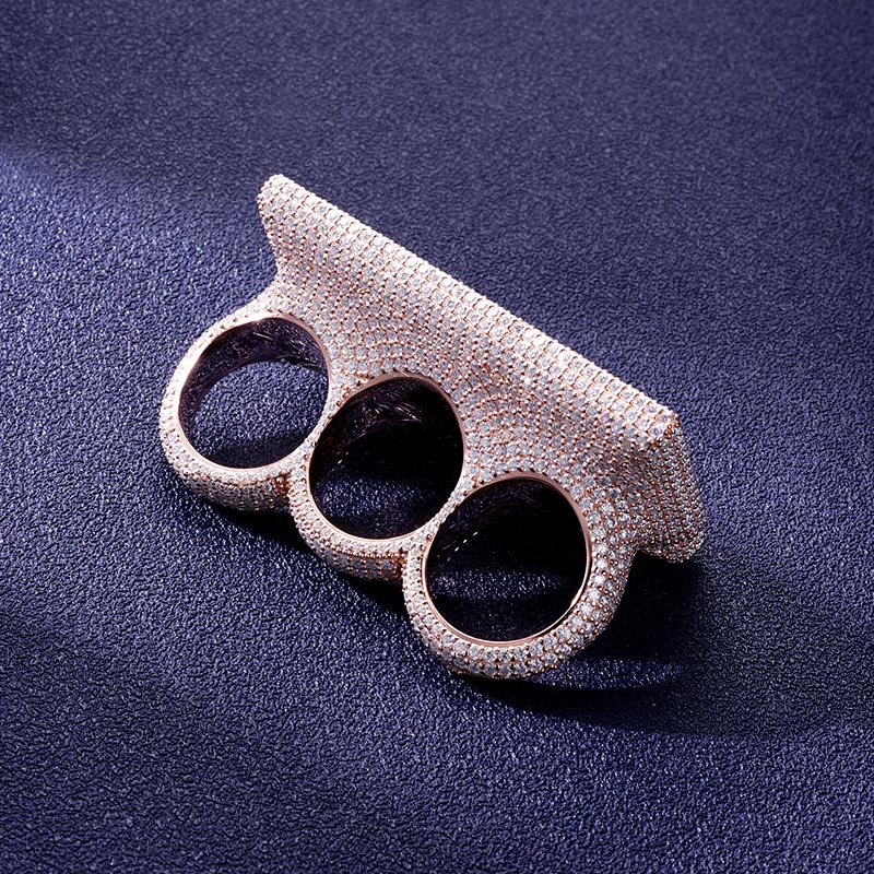 Custom S925 & VVS1 Baguette Moissanite Letter Ring Deposit