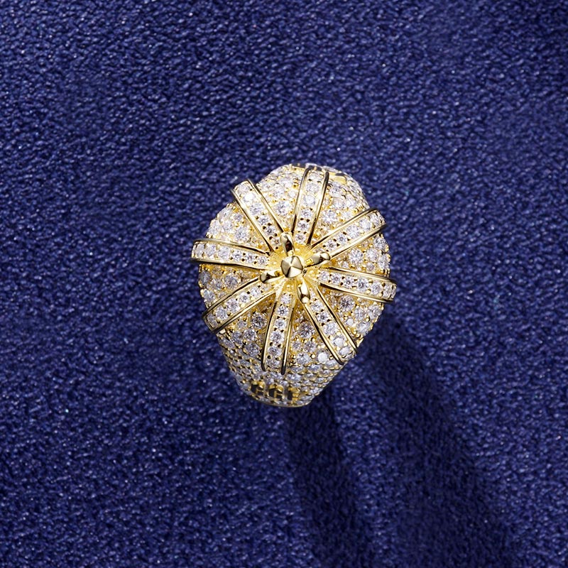 Custom S925 & VVS1 Moissanite Unique Crown Ring Deposit