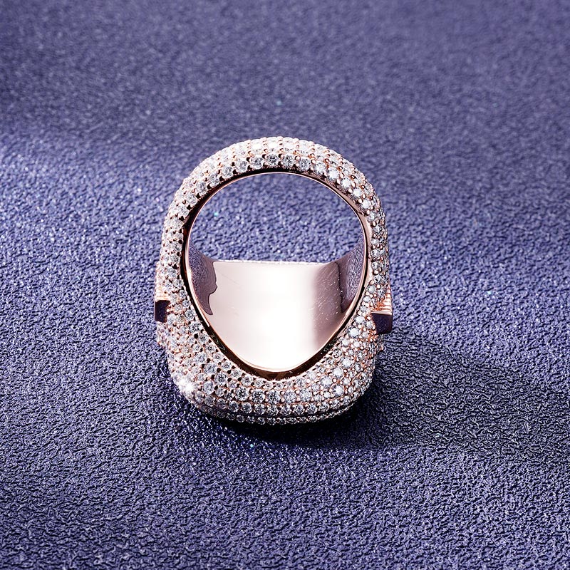 Custom S925 & VVS1 Baguette Moissanite Letter Ring Deposit