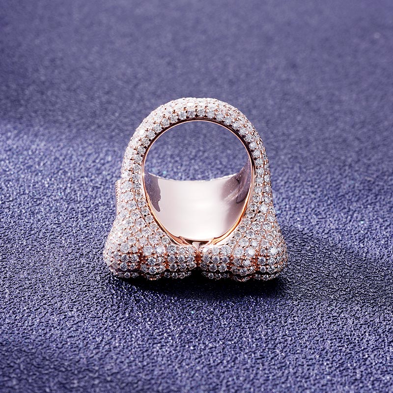 Custom S925 & VVS1 Baguette Moissanite Letter Ring Deposit