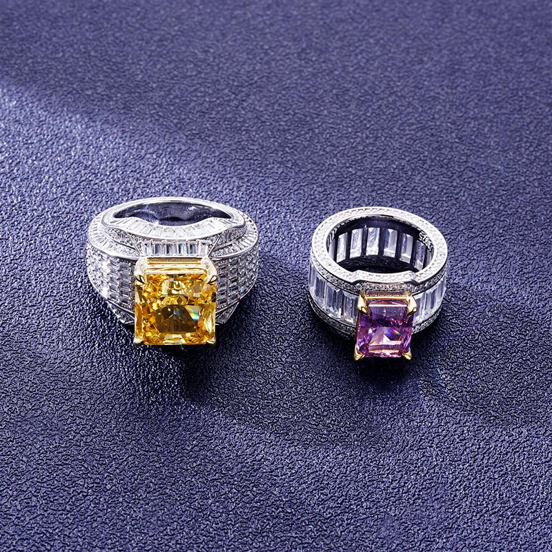 Custom S925 Baguette & Colorful Stone Rings Deposit