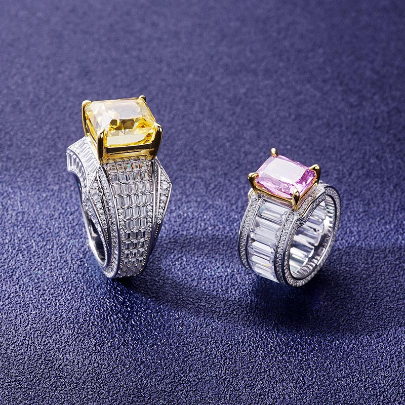 Custom S925 Baguette & Colorful Stone Rings Deposit