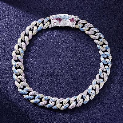 Custom S925 Iced Unique & Colorful Cuban Chain Deposit