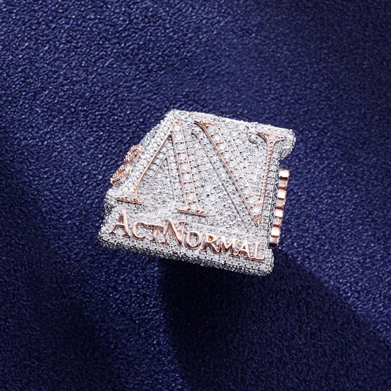 Custom S925 & VVS1 Moissanite Letter Ring Deposit