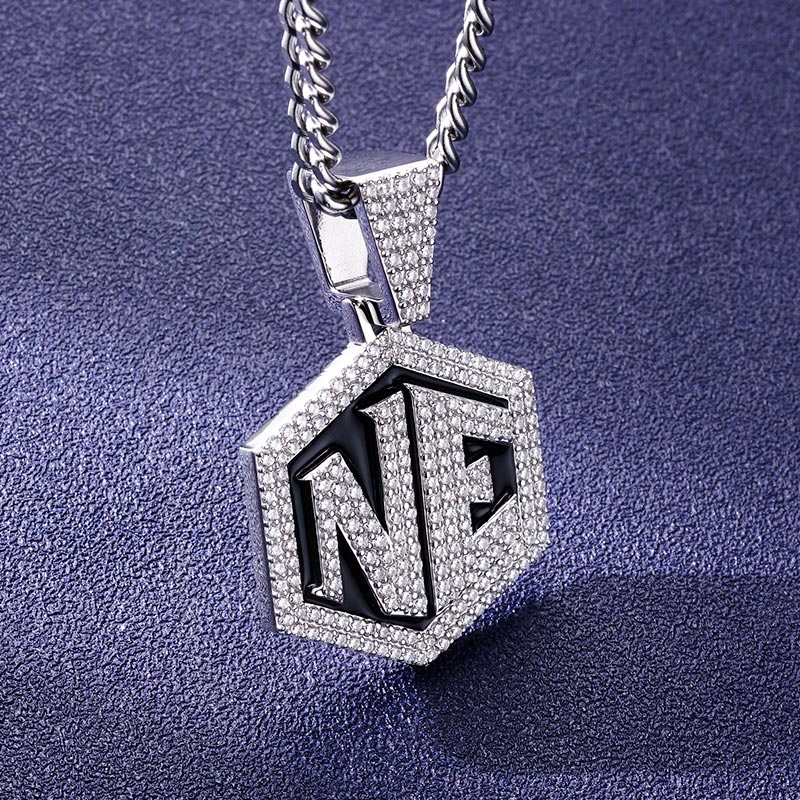 Custom S925 & VVS1 Moissanite Letter Pendant Deposit