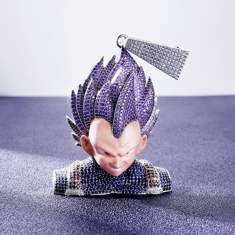 Custom S925 Iced Unique Cartoon Pendant Deposit