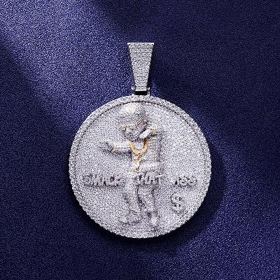 Custom S925 & VVS1 Moissanite Unique Pendant Deposit