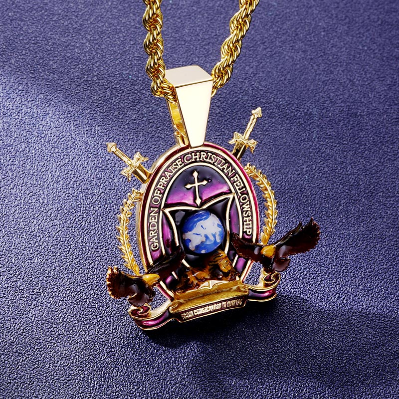 Custom S925 Unique Enamel Pendant Deposit