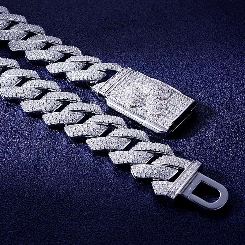 Custom S925 & VVS1 Moissanite Cuban Chain Deposit