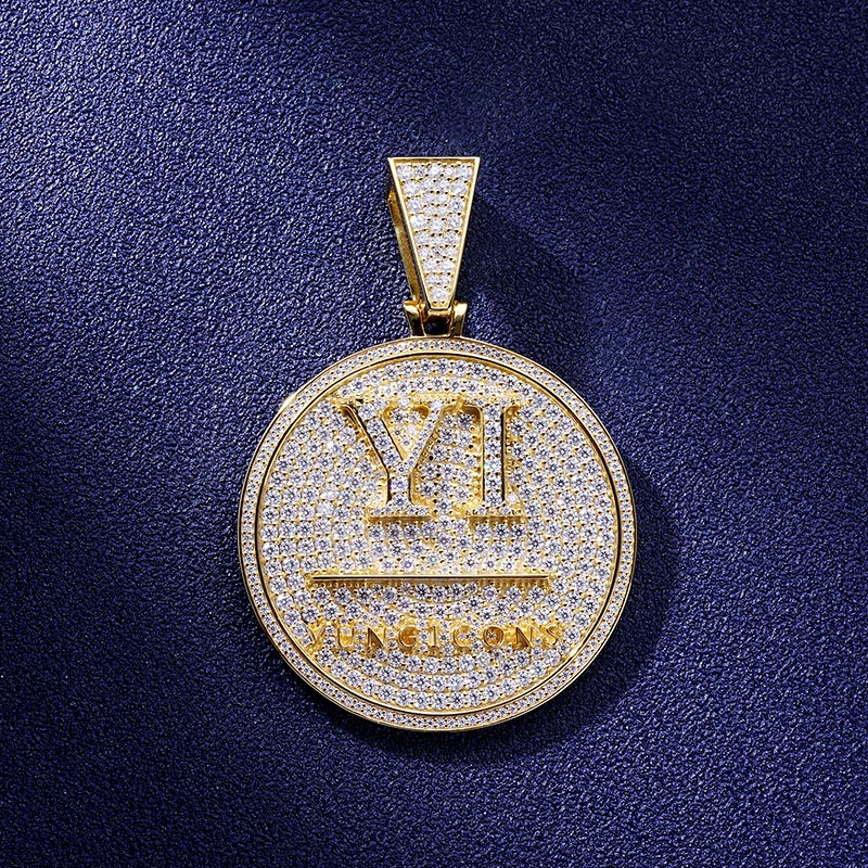 Custom S925 & VVS1 Moissanite Letter Pendant Deposit
