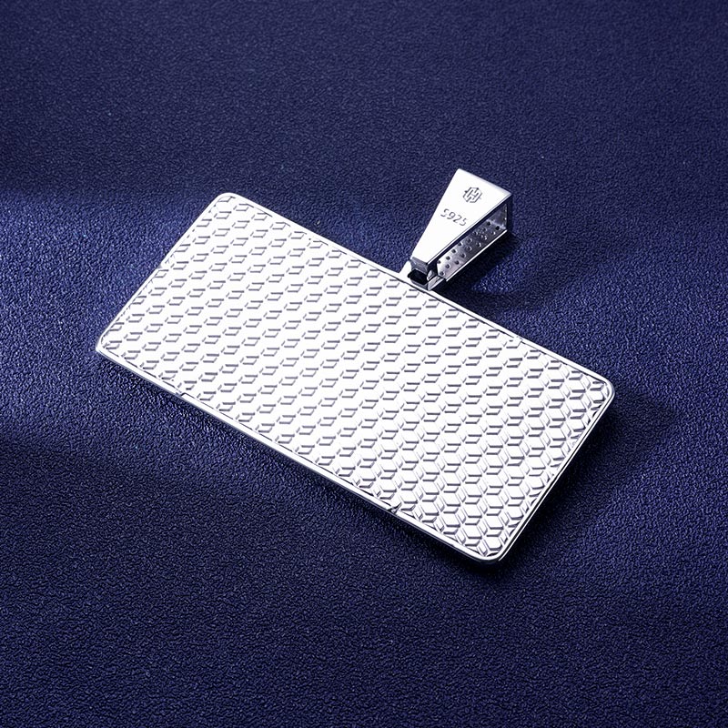 Custom S925 Iced Unique Letter Pendant Deposit