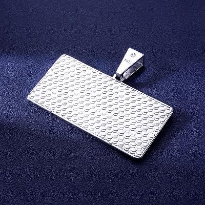 Custom S925 Iced Unique Letter Pendant Deposit