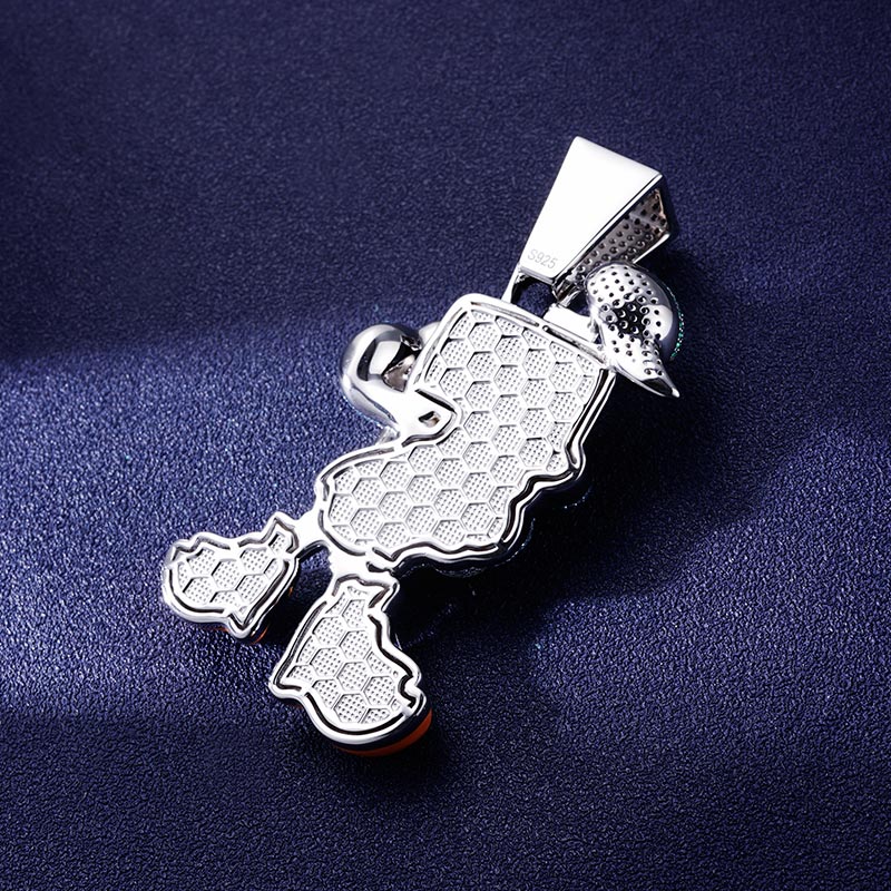 Custom S925 Iced Unique Cartoon Pendant Deposit