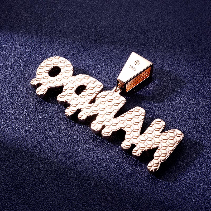 Custom S925 & VVS1 Moissanite Letter Pendant Deposit