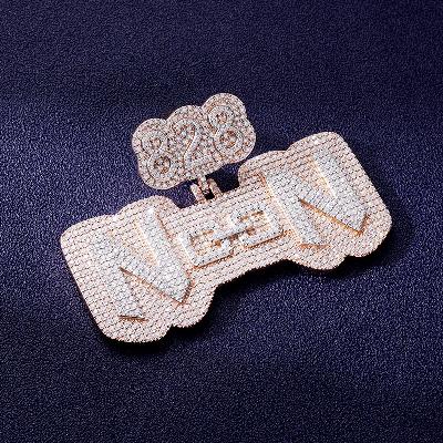 Custom S925 & VVS1 Moissanite Letter Pendant Deposit Custom S925 & VVS1 Moissanite Letter Pendant Deposit