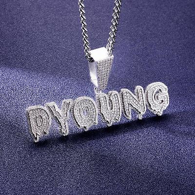 Custom S925 & VVS1 Moissanite Letter Pendant Deposit