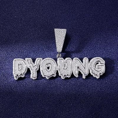 Custom S925 & VVS1 Moissanite Letter Pendant Deposit