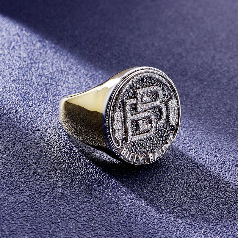 Custom S925 & VVS1 Moissanite Letter Ring Deposit