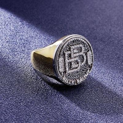 Custom S925 & VVS1 Moissanite Letter Ring Deposit