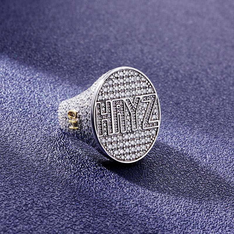 Custom S925 & VVS1 Moissanite Letter Ring Deposit