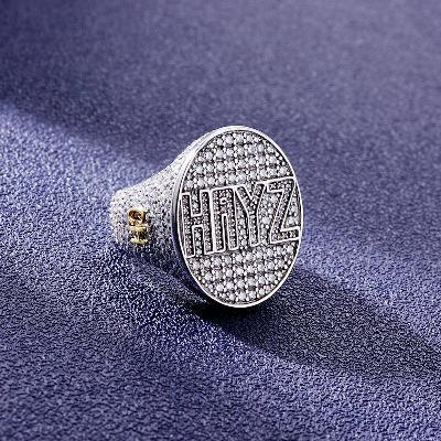 Custom S925 & VVS1 Moissanite Letter Ring Deposit