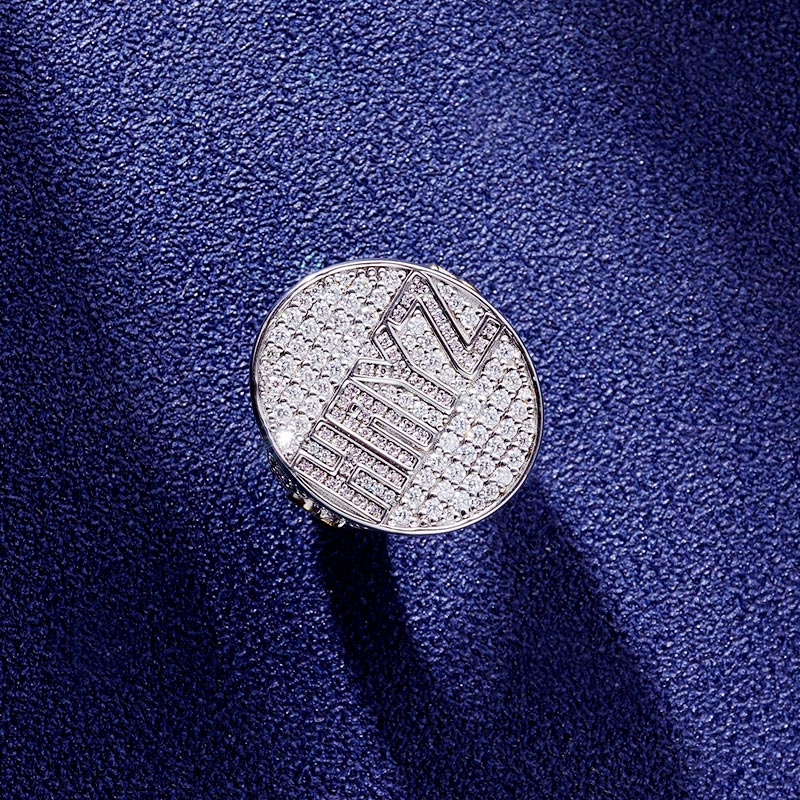 Custom S925 & VVS1 Moissanite Letter Ring Deposit