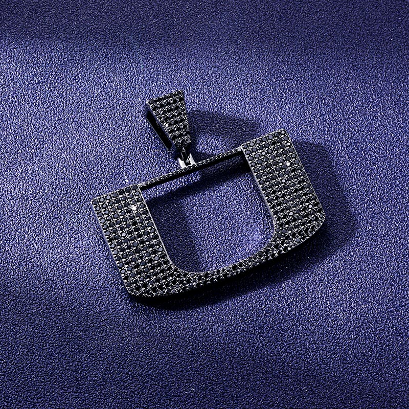 Custom S925 Iced Unique Letter Pendant Deposit