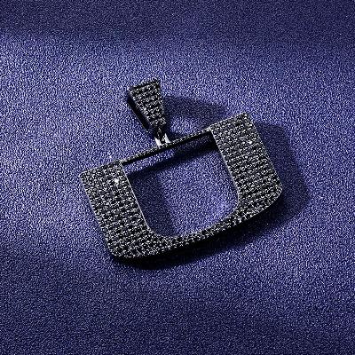 Custom S925 Iced Unique Letter Pendant Deposit