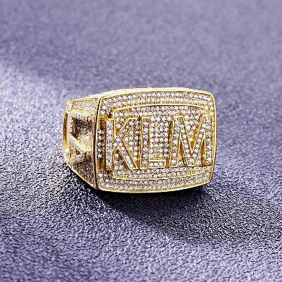 Custom S925 & VVS1 Moissanite Letter Ring Deposit