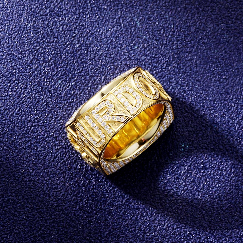 Custom S925 & VVS1 Moissanite Letter Ring Deposit