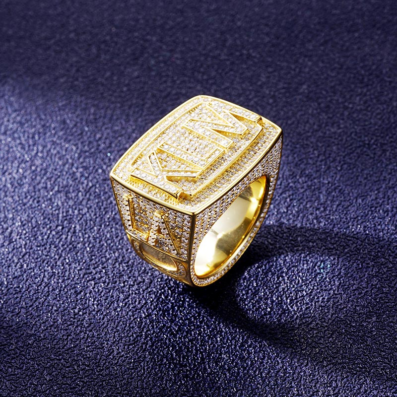 Custom S925 & VVS1 Moissanite Letter Ring Deposit