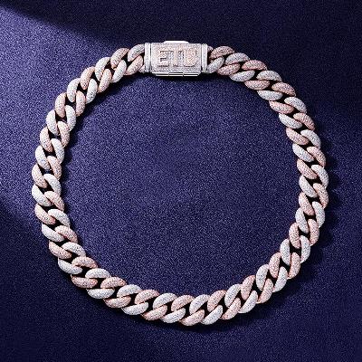 Custom S925 & VVS1 Moissanite Two-tone 20mm Cuban Chain Deposit