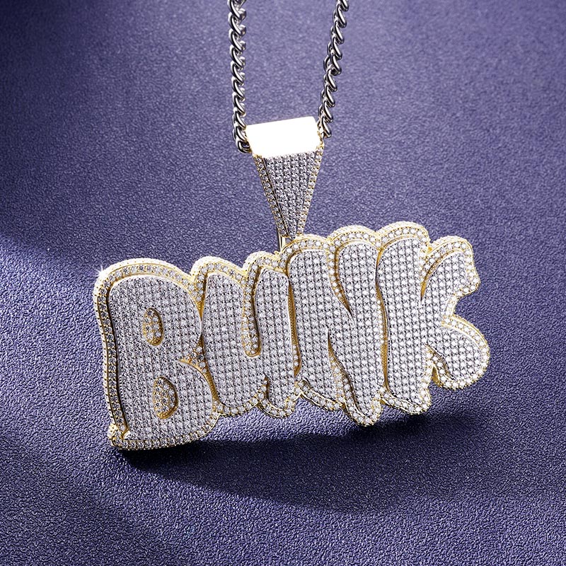 Custom S925 & VVS1 Moissanite Letter Pendant Deposit