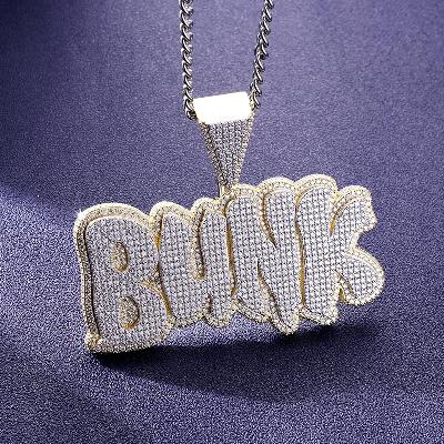 Custom S925 & VVS1 Moissanite Letter Pendant Deposit