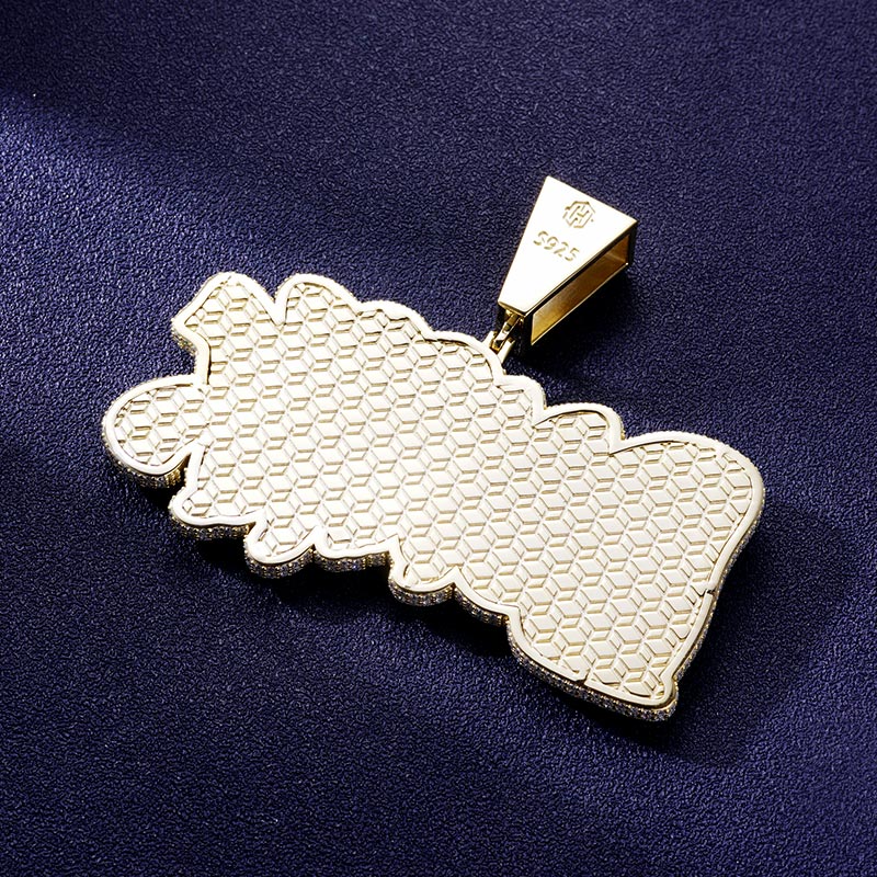 Custom S925 & VVS1 Moissanite Letter Pendant Deposit