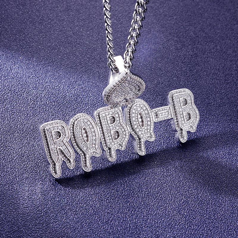 Custom S925 & VVS1 Moissanite Letter Pendant Deposit