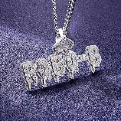 Custom S925 & VVS1 Moissanite Letter Pendant Deposit