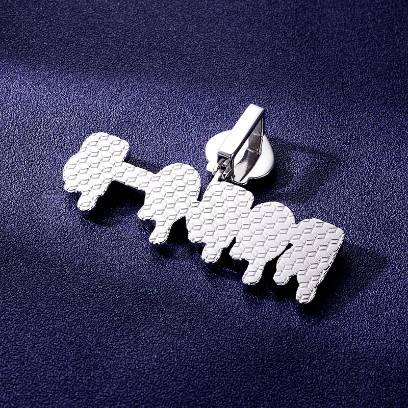 Custom S925 & VVS1 Moissanite Letter Pendant Deposit