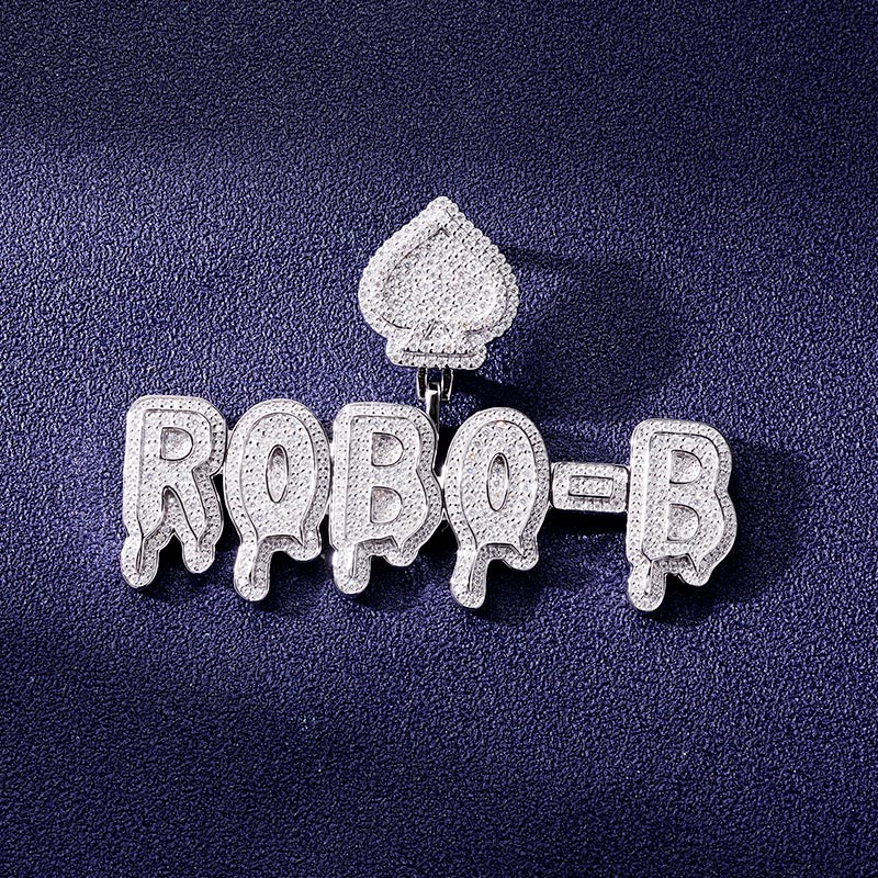 Custom S925 & VVS1 Moissanite Letter Pendant Deposit