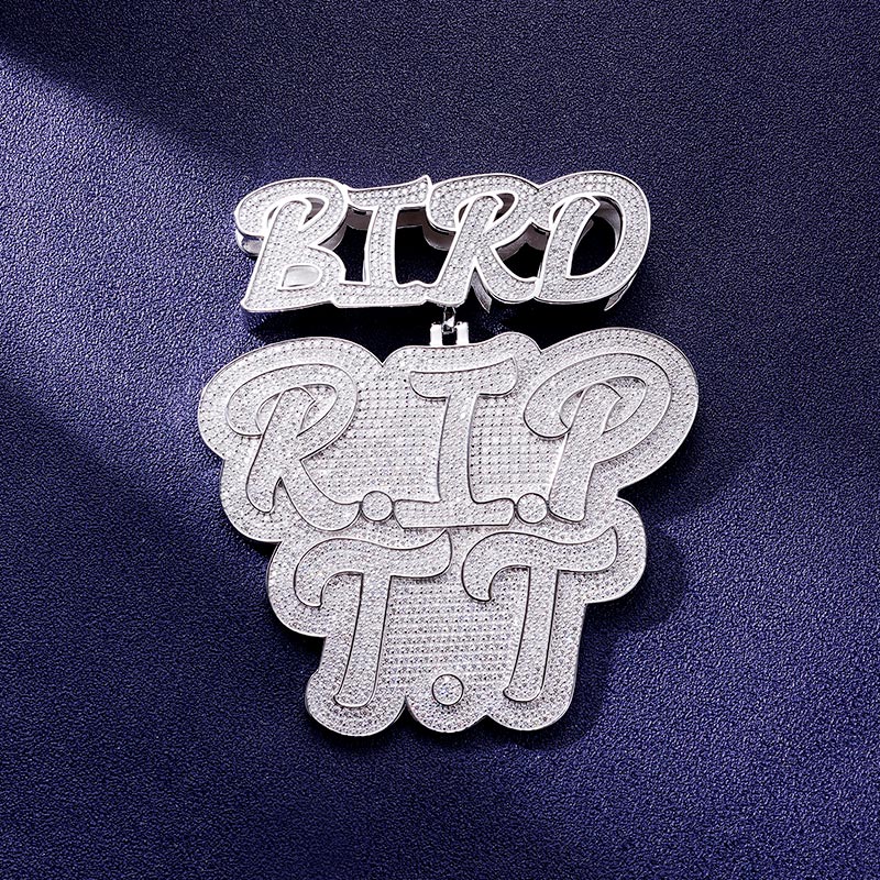 Custom S925 & VVS1 Moissanite Letter Pendant Deposit