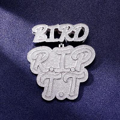 Custom S925 & VVS1 Moissanite Letter Pendant Deposit