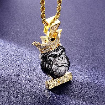 Custom S925 & VVS1 Moissanite Unique Pendant Deposit