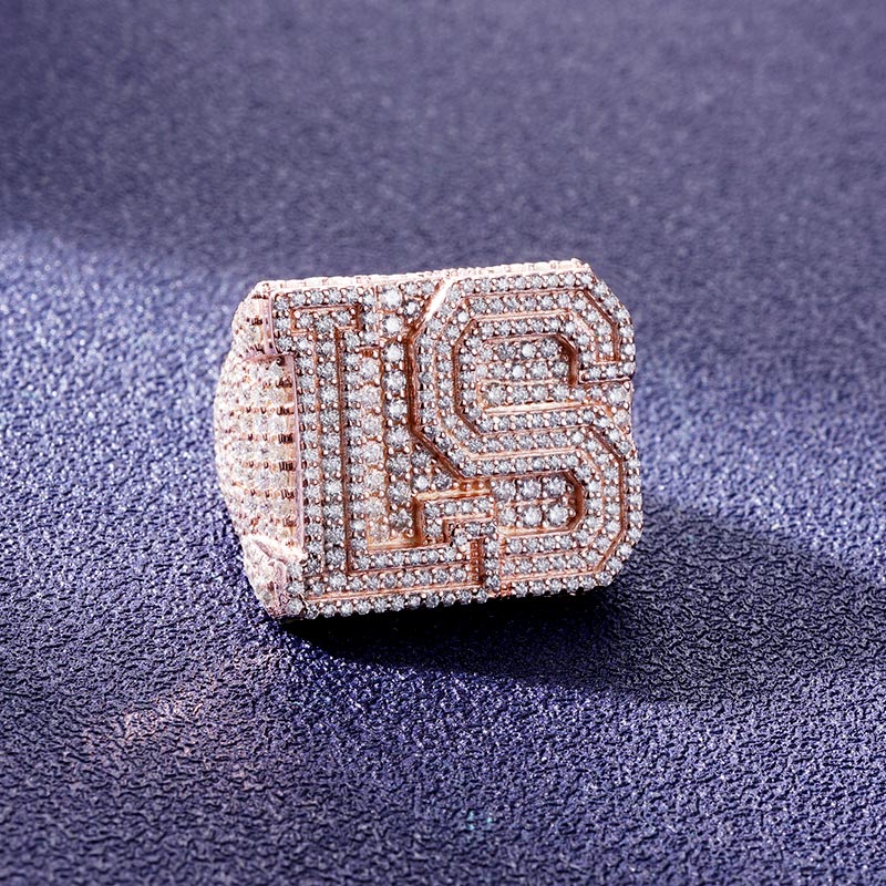 Custom S925 & VVS1 Moissanite Letter Ring Deposit