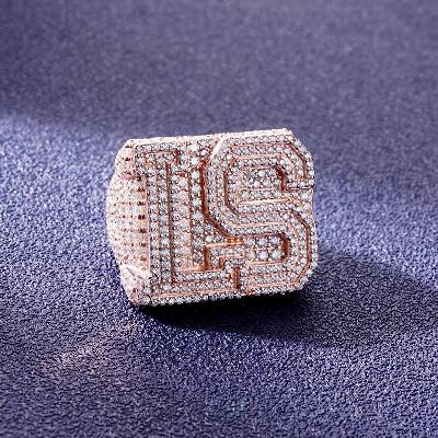 Custom S925 & VVS1 Moissanite Letter Ring Deposit