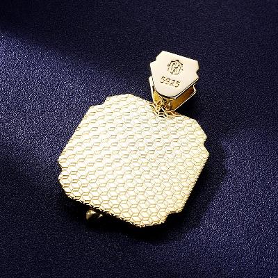 Custom S925 & VVS1 Moissanite Four-leaf Clover Pendant Deposit