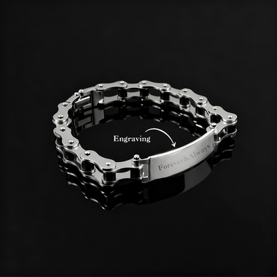 Customized Motorcycle Chain Bracelet