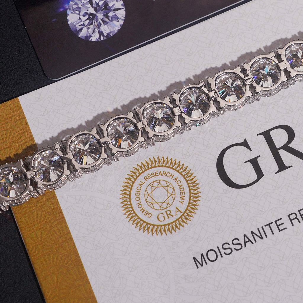 10mm S925 & Moissanite Tennis Bracelet