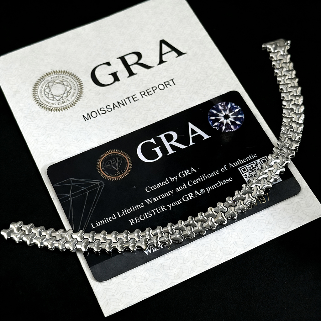925S & VVS Moissanite Armor Bracelet