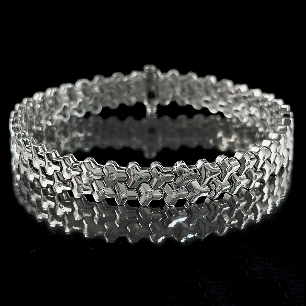 925S & VVS Moissanite Armor Bracelet