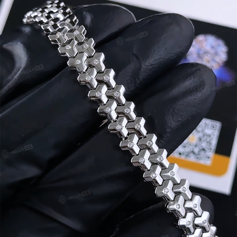 925S & VVS Moissanite Armor Bracelet